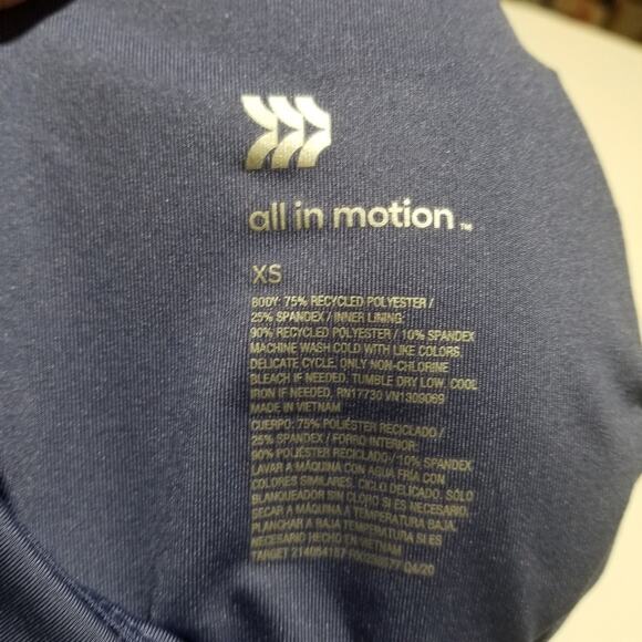 All in Motion athletic crop top size XS Workout top - Picture 3 of 4